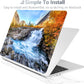 Batianda Premium Case for New MacBook Air 15 inch 2025 M4 2024 2023 with M3 M2 Chip Model A3114 A2941, Designed Protective Plastic Hardshell & Keyboard Cover & Screen Protector, Fall