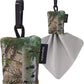 SPUDZ Classic Microfiber Lens Cleaner – Clip-On Pouch, Washable – for Binoculars, Scopes, Glasses, Screens | Alpine Mountain Camo, 6 x 6 Inch