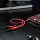 JSAUX Headphone Splitter 4ft, Audio Splitter 3.5mm Male TRS to 2 Dual 3.5mm Female Adapter Nylon-Braided for iPhone, Samsung, Tablets, Laptop, PlayStation and More-
