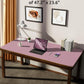 YSAGi Leather Desk Protector, Office Mat, Large Mouse Mat, Non-Slip PU Leather Blotter, Laptop Pad, Waterproof Writing Pad for Office and Home (Pale Mauve, 47.2" x 23.6")