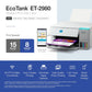 Epson EcoTank ET-2980 Wireless All-in-One Color Supertank Printer with up to 3 Years of Ink, Refillable Tanks, Perfect for Home, 15 PPM, 1.44" Color Screen, Auto 2-Sided Printing - White