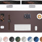 Large Desk Mat - 48" x 17"Leather Desk Pad Protector, Office Desk Mat, Non-Slip PU Leather Large Mouse Pad, Waterproof Desk Blotter Mat, Desk Cover for Office and Home (Coffee)