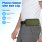 Mopaclle Nylon Cell Phone Holster for Samsung Galaxy S25 Ultra S24 Ultra,S23 Ultra,S22 Ultra, S21 Ultra,Note 20 Ultra A71 A23 A12 Moto G Stylus, Premium Phone Belt Holder with Belt Clip for Men