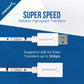 SABRENT 22AWG USB 3.0 Extension Cable - A-Male to A-Female [White] 10 Feet (CB-301W)
