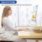 BESIGN MS01 Monitor Stand Riser, Height Adjustable Laptop Stand, Computer Monitor Stand for Monitor, Computer,Laptop,Printer (White)