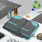 Hseok Laptop Case 15 15.6 16 inch Sleeve with Handle and Hidden Strap,Compatible with MacBook Pro 15.4 16, 360° Protective PC Briefcase with 4 Pockets for Laptop Accessory,Easy to Carrying,Sapphire