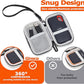 Ginsco Ultra-Compact Case Exclusive for Sandisk Extreme Portable SSD E30/E61, Compatible with SanDisk Extreme Portable 500G/1TB/2TB/4TB/8TB, Hard Shell Travel Protective Case with Detachable Strap