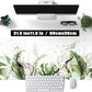 Green Tropical Leaves Desk Mat XL Large Gaming Mouse Pad Green Sage Plant Laptop Keyboard Mouse Mat Office Supplies Desk Decor Accessories for Women, Desk Mats Pads on top of Desks, 31.5x11.8 in
