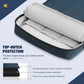 MoKo 9-11 Inch Tablet Sleeve Bag, Fits iPad Air/Pro 11 inch, iPad 10th Gen 10.9, Tab S9 11, Multifunctional Bag with Shoulder and Headphone Port, Indigo