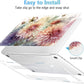 Mektron for MacBook Pro 13-inch Case 2022 2021 2020 Release A2338 M2 M1 A2289 A2251, Printed Plastic Hard Shell Cover for New MacBook Pro 13.3-inch Touch Bar Fits Touch ID, Watercolor Dahlias