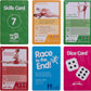 Shuffle Up Gymnastics Card Games - 70+ Fun & Active Skills Cards for Kids, Fitness Cards Develop Fundamentals, Stamina & Strength, Easy to Play for Kids | Multiple Skills Level Cards Include 2 Dices