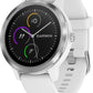 Garmin 010-01769-21 Vivoactive 3, GPS Smartwatch with Contactless Payments and Built-in Sports Apps, White/Silver