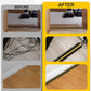 Floor Cord Cover 4.1Ft Heavy Duty PVC Floor Cable Protector Electric Cord Hider Cable Management Floor Strip Extension Cord Covers Cable Raceway for Wires on Floor Inner Channel 1.36" W x 0.43" H