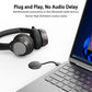 USB-C Bluetooth Adapter for PS5, Bluetooth 5.4 Audio Adapter for PC, Plug and Play, Wireless Audio Transmitter for Bluetooth Headphones & Earbuds to PS4/PS5/Switch Dock/PC/Laptop/TV