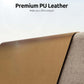 YSAGi Leather Desk Protector, Office Mat, Large Mouse Mat, Non-Slip PU Leather Blotter, Laptop Pad, Waterproof Writing Pad for Office and Home (Bronze, 31.5" x 15.8")
