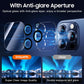 UniqueMe Compatible for 3 Pack iPhone 15 Pro/iPhone 15 Pro Max Camera Lens Protector, [Drop Protection] [Case Friendly] 9H Tempered Glass Camera Cover Screen [New Version]