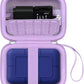 Canboc Carrying Case for LaCie Rugged SSD Pro5 2TB 4TB External Solid State Drive, Zipper Mesh Pocket fit Cable, Purple (Case Only)