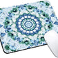 Mouse Pad, Cute Aesthetics Mandala Pattern Mouse Pads for Desk, 9.5" x 7.9" Non-Slip Rubber Base Computer Mousepad with Women, Portable Square Design for Wireless Mouse and Pad Laptop Office & Travel