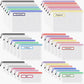 Umriox Mesh Zipper Pouch Bags, A4+A5+A6 (12 Colors, 36 Pack), Mesh Bags with Zipper, Storage Bags, Zipper Bags for Office Supplies Travel Storage
