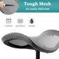 Footrest for Desk Adjustable Height 2-in-1 Function Rotatable Ergonomic Under Desk Footrest Ottoman Stool Rolling Leg Rest for Home Office (Gray)