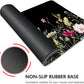 Gaming Mouse Mat Forest Background Pattern XXL XL Large Mouse Mat Long Extended Mouse Pad Desk Mat Non-Slip Rubber Mice Pads Stitched Edges Thin Pad (Floral)