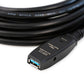 16 Feet Active USB Extension Cable 3.0 Male to Female with A Extension chipset Signal Booster - Active Extension/Repeater Cord 5 Meters / 16 Feet