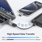 Elebase USB C Adapter for New iPhone 16 4Pack,USBC Male to USB 3.0 Female Adapter,Type C Thunderbolt 4 OTG Converter for Receivers Dongles,Hard Disk,Printers,Camera,Tablet,Laptop,Microsoft Surface