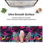 Abstract Grunge Elements Desk Mat,Large Neon Color Patterns Gaming Keyboard Mouse Pad,Non-Slip Rubber Base Desk Pad Thick Stitched Edges Waterproof Mousepad Mouse Mat 31.5"x11.8"