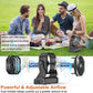 KITWLEMEN 20000mAh Battery Powered Camping Fan - 58H Max Cooling, Rechargeable Battery Operated Desk Fan with 4 Speeds, Bright Light & Hanging Hook, Portable for Tent Outdoor Hurricane Power Outage