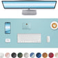 Leather Desk Pad Protector, Mouse Pad, Office Desk Mat, Non-Slip PU Leather Desk Blotter, Laptop Desk Pad, Waterproof Desk Writing Pad for Office and Home (Teal, 31.5" x 15.7")