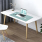 AFIING Dual-Sided Desk Pad, Natural Cork & PU Leather Large Mouse mats for Office and Home Work, Desk Protector Non-Slip, Waterproof, Easy Clean (Light Blue, 23.6" x 13.7")