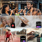 Smart Watches for Men Women, 1.83" HD Touchsreen, Bluetooth Calling, 5 ATM Water-Resistance, 130+ Sports Modes, Health, Fitness & Sleep Tracker, Timer, Pedometer, Fitness Watch for Android/iOS, Black