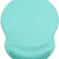 ITNRSIIET Ergonomic Mouse Pad with Gel Wrist Support Small Wrist Rest Smooth Surface Non-Slip PU Base Comfortable Office Supplies Pain Relief, 8.7 x 7.2 inches, Green
