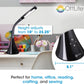 OttLite Swerve LED Desk Lamp with USB Charging, 3 Color Modes, Long-Lasting ClearSun LED, Flexible Neck, Touch Activated, Flexible Neck, Desk Light for Home Office, Reading