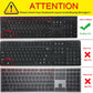 Dell Keyboard Cover & Skin for Wired KB216 & Wireless KM636, Inspiron AIO 3475/3670/3477 - Ombre Pink