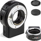 VILTROX NF-M1 Lens Adapter, Auto Focus Lens Converter Ring Camera Lens Mount Adapter Compatible with Nikon F-Mount AF AF-S AF-P AF-I Lens to M4/3 Mount Camera(Olympus/BMPCC)