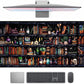 Desk Mat Forest Library Book Mouse Pad Big Desk Pad XXL Extended Gaming Large Mouse Pad for Desk Rubber Base Mousepad with Stitched Edges, Keyboard Mouse Mat for Work Game Office Home 31.5x15.7 in
