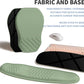 2-in-1 Ergonomic Set, Wave Keyboard Wrist Rest and Massage Slope Mouse Pad Wrist Support, Rebound Memory Foam for Relieve Carpal Tunnel Syndrome and Wrist Pain (Olive Green)