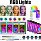 Magic Mirror Photo Booth 65’’ with Camera and Printer, Portable 43“ Touch Screen Mirror Photo Booth with APP Control, Professional Photography Fill Light for Wedding Event Party Rental (White, 65-43")