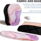 2-in-1 Ergonomic Set, Wave Keyboard Wrist Rest and Massage Slope Mouse Pad Wrist Support, Rebound Memory Foam for Relieve Carpal Tunnel Syndrome and Wrist Pain (Pink Purple Marble)