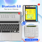 2-in-1 Wireless Number Pad & Calculator, Bluetooth 5.0 Numeric Keypad with USB-C Charging, 34-Key Portable Number Pad for Laptop, MacBook, PC, Windows, iOS & Android Devices