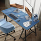 YSAGi Leather Desk Protector, Office Mat, Large Mouse Mat, Non-Slip PU Leather Blotter, Laptop Desk Mat, Waterproof Writing Pad for Office and Home (Sea Blue, 47.2" x 23.6")