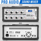 Pyle 800W Bluetooth Stage Powered Mixer - 8-Channel Pro Audio Sound System with MP3/USB/SD Readers - RCA/1/4” Effects Loop - Aux Input - Digital LCD Display - Built-in Cooling Fan - PMX840BT