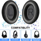 Thcbme Replacement Earpads for Bose Headphones, Bose Quietcomfort 35 Replacement Earpads, Black