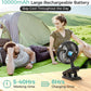 7-Inch Clip On Fan,10000mAh Rechargeable Battery Operated Desk Fan,Auto Oscillation Stroller Fan,Max 40Hrs Cooling,4 Speeds Table Fan with Sturdy Clamp for Golf Cart Office Treadmill Travel Outdoor