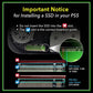 Addlink A93 1TB Storage Expansion for PS5 Console with Heatsink, Up to 7400mb/s, Gen 4 PCIe NVMe m.2 2280, SLC Cache Internal Solid State Drive(‎ad1TBA93M2P)