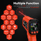 -58°F to 2732°F Infrared Thermometer IR Laser Gun 50:1, Digital Temperature Gun/K-Type Probe -4°F~932°F, Humidity Sensor, High-Temp Pyrometer for Kiln, Forge, Furnace, Industrial Use