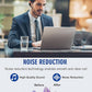 Bluetooth Headset V5.1, Wireless Headset with Battery Display Charging Case, Bluetooth Earpiece with Noise Canceling Mic for Driving, Office, Business, Compatible with Cell Phone and PC