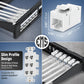 Everest 48-Pack Cat6 RJ45 Keystone Coupler - Female to Female - Cat 6 Couplers - Ethernet Cable Extender