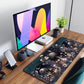 Cute Dark Mushroom Moon Night Mouse Pad XL Extended Gaming Mat with Stitched Edges, Computer Laptop Keyboard and Mouse Mat for Women Office Desk Decor, 31.5x11.8 in